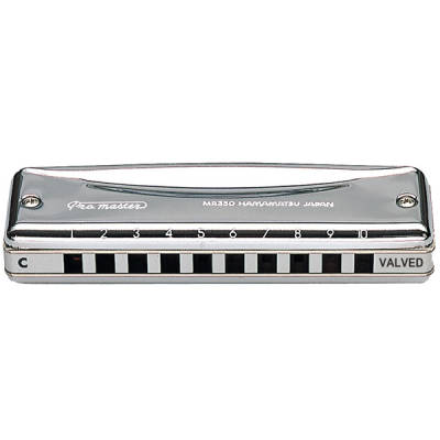 Suzuki SU-MR350VF Pro Master Valved Harmonica (F)