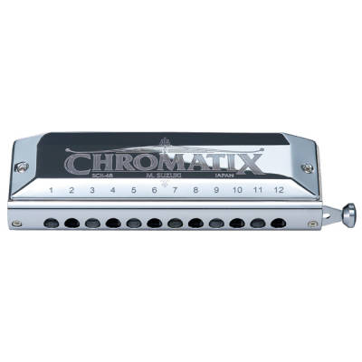 Suzuki SU-SCX48F Chromatix Series 12 Hole Harmonica (F)