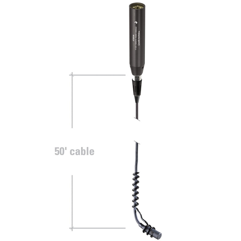 Audio-Technica ES933C/MIC Microphone suspendu à condensateur cardioïde