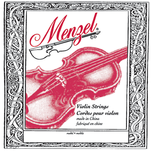 Menzel BVS101F Violin Nylon Strg.-4/4 - Red One Music