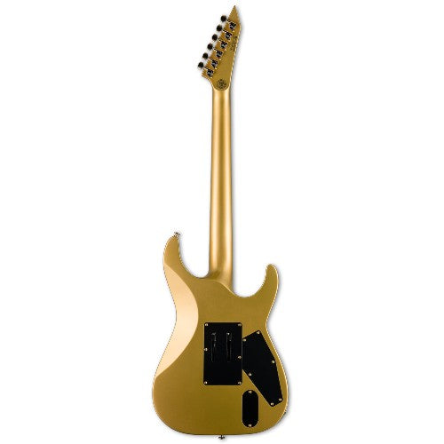 ESP LTD M-1 CUSTOM '87 Guitare électrique avec micro de distorsion Seymour Duncan unique - Or métallique - Gaucher