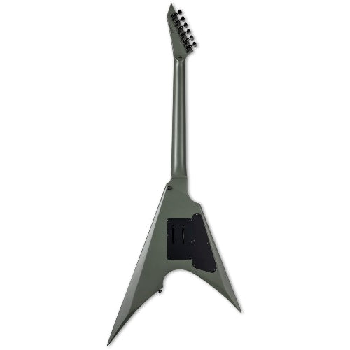 ESP LTD ARROW 200 Guitare électrique avec trémolo Floyd Rose - Vert militaire satiné pour gaucher