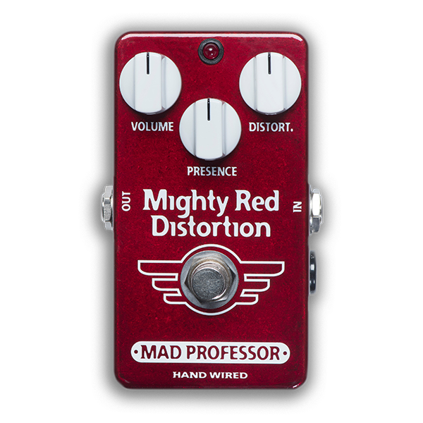 Mad Professor MIGHTY RED Distortion Guitar Effects Pedal - Hand Wired