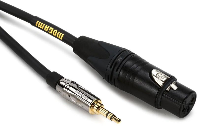 Câble microphone Mogami Gold XLRF-MINI-1/8 mini mâle vers XLR femelle 3 broches - 1,5'