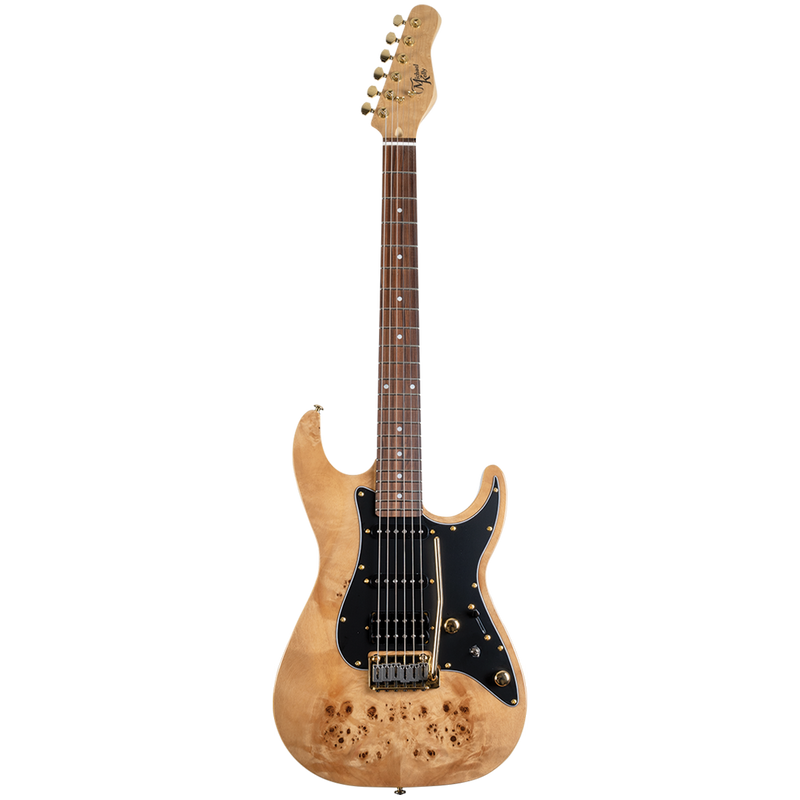 Michael Kelly MK60CNBPRH Custom Collection 60 H/S/S Gold Hardware Pau Ferro Guitare électrique à touche - Natural Burst