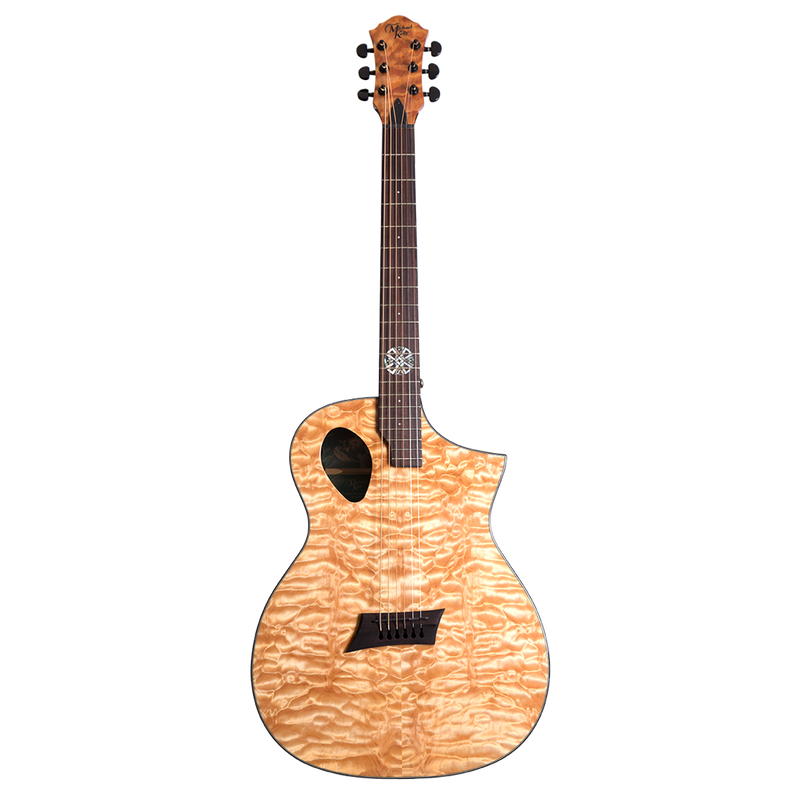 Michael Kelly MKFPQNASFX Forte Port X Acoustic/Electric Guitar - Natural