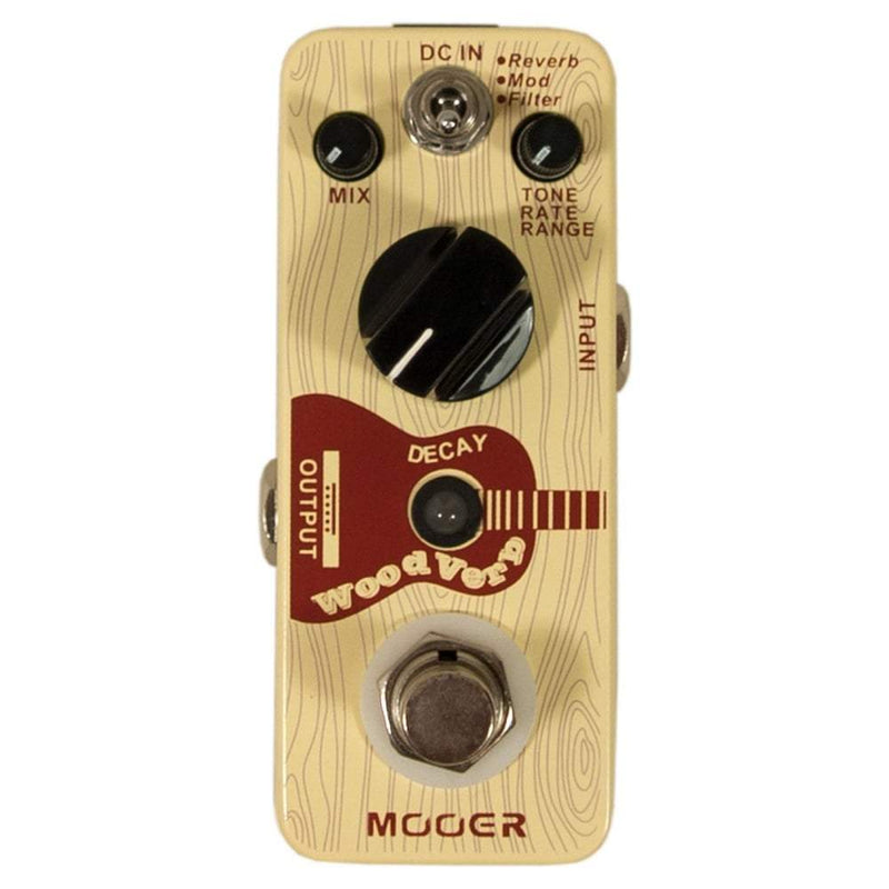Mooer Mrv3 Woodverb Reverb Guitar Effects Pedal - Red One Music