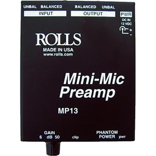 Rolls Mp13 Mini Microphone Preamp - Red One Music