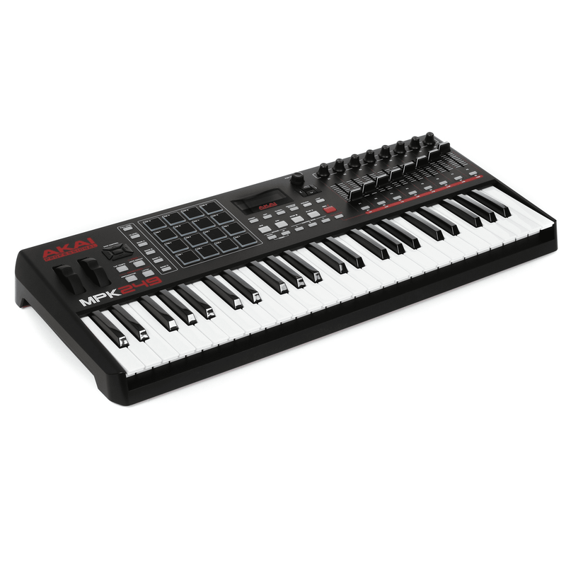 Akai Mpk249 Akai Mpk249 Usbmidi Pad Amp Keyboard Controller - Red One Music