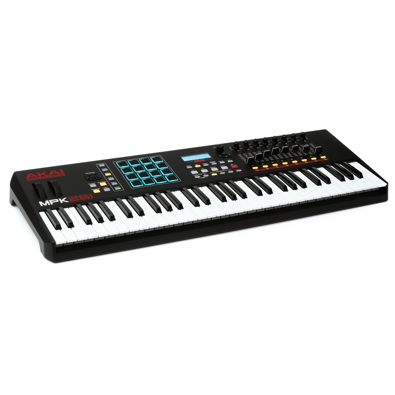 Akai Mpk261 Akai Mpk261 Usbmidi Pad Amp Keyboard Controller - Red One Music