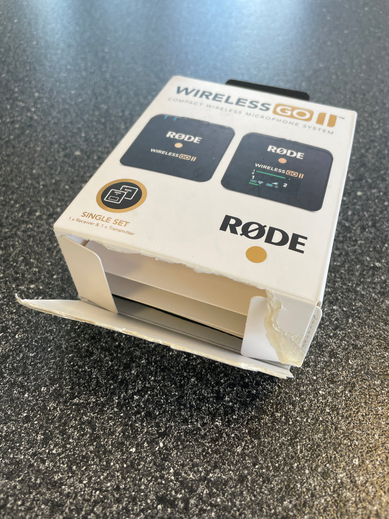 Rode WIRELESS GO II SINGLE Compact Wireless System - Black