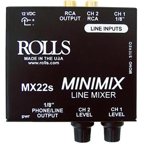 Rolls Mx22S Mini Mix Line Mixer - Red One Music