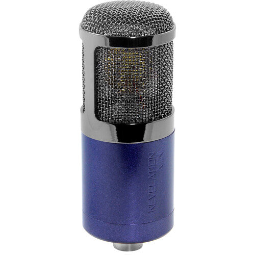 MXL REVELATION MINI FET Microphone à condensateur cardioïde à large membrane (bleu/chrome)