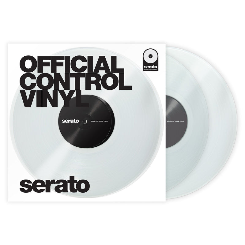Serato Vinyl Performance Series Pair - Clear 12’ Control Vinyl Pressing - Red One Music