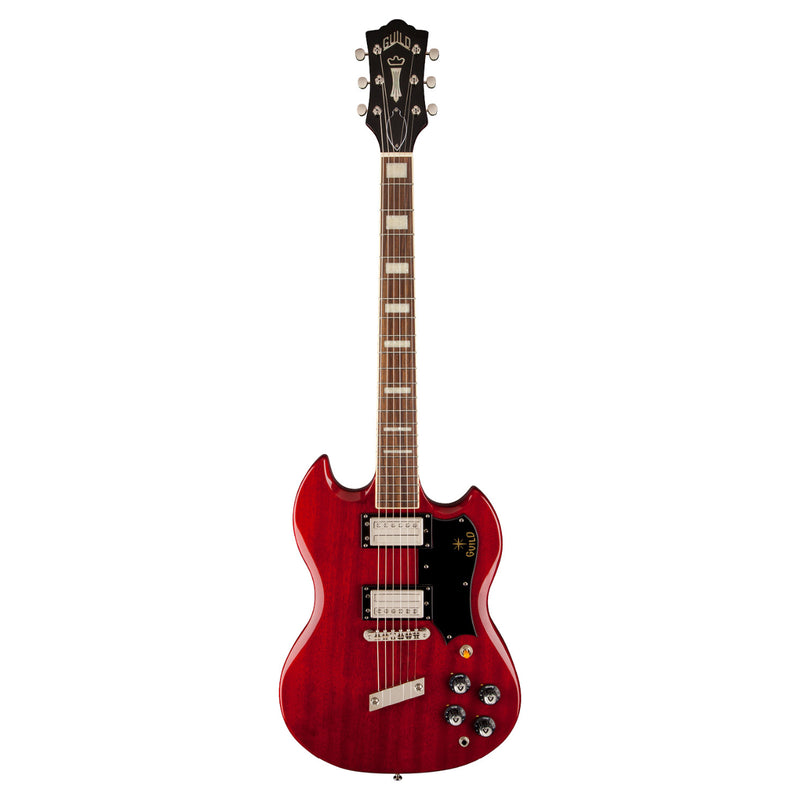 Guild NEWARK S-100 POLARA Electric Guitar (Cherry Red)