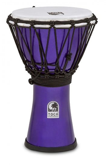 Toca TFCDJ-7MI Freestyle Colorsound 7" Djembe - Metallic Indigo