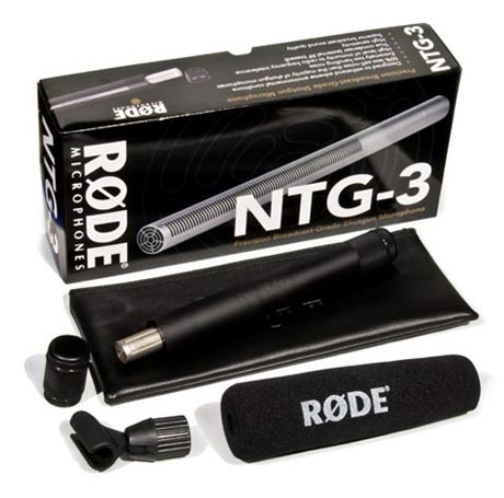 Microphone canon Rode NTG3