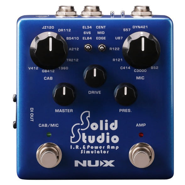 NuX SOLIDSTUDIO Solid Studio IR et pédale de simulation d'ampli de puissance