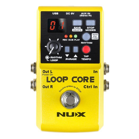 NuX LOOP CORE Loop Core Pédale d'effet électrique pour guitare