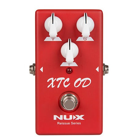 Pédale NuX XTC OD Overdrive Reissue Series basée sur Bogner Ecstasy Red Channel