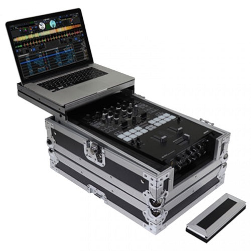 Odyssey FZGS10MX1XD Flight Zone Low Profile Glide Style Series Universal 10" Format DJ Mixer Case - Red One Music