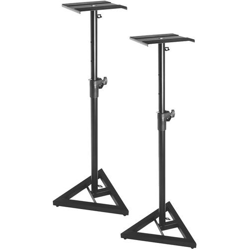 On-Stage Sms6000-P Adjustable Studio Monitor Stand - Pair - Red One Music