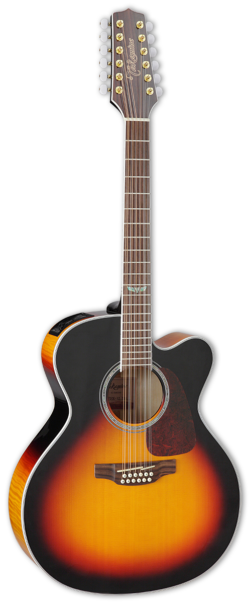 Takamine GJ72CE-BSB - Jumbo Acoustic Electric Guitar - Brown Sunburst