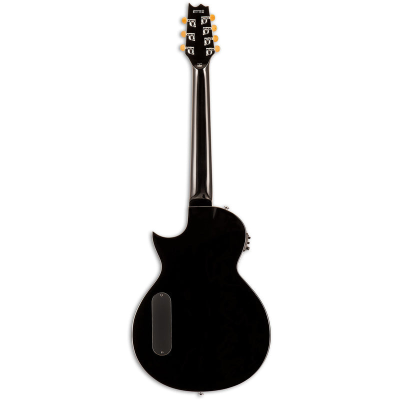 ESP LTD TL-7 Thinline Guitare électrique acoustique 7 cordes avec micro Fishman - Noir 