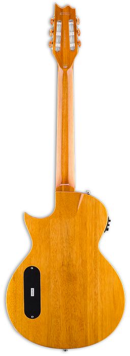 ESP LTD TL-6N THINLINE Guitare électrique acoustique à cordes en nylon avec micro Fishman - Naturel