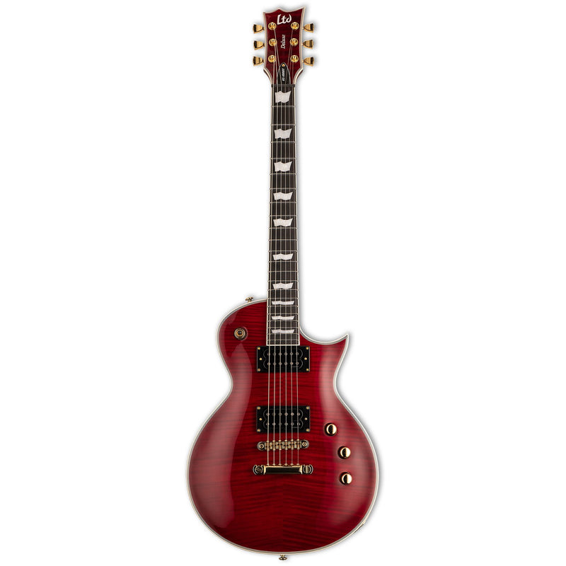 ESP LTD EC-1000T CTM FM Electric Guitar (See Thru Black Cherry)