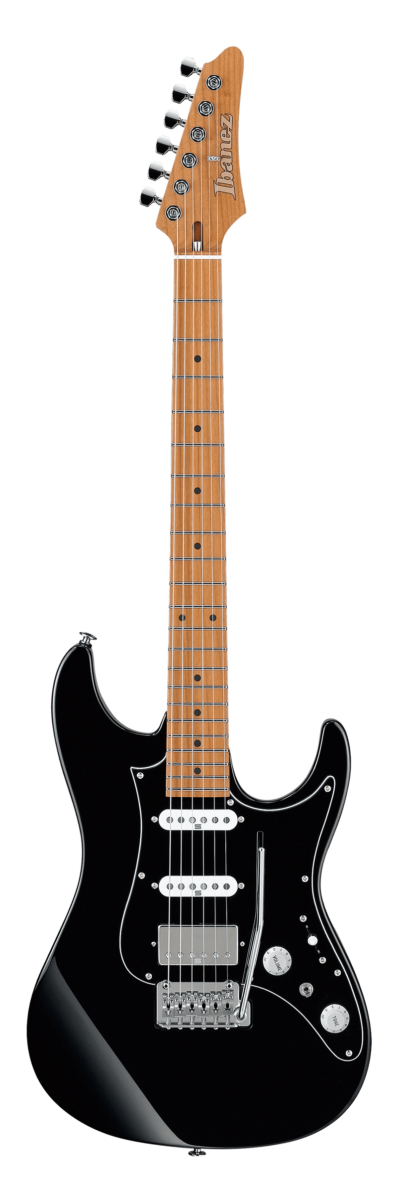 Ibanez AZ2204BBK Prestige - Guitare électrique avec micros Seymour Duncan Hyperion - Noir
