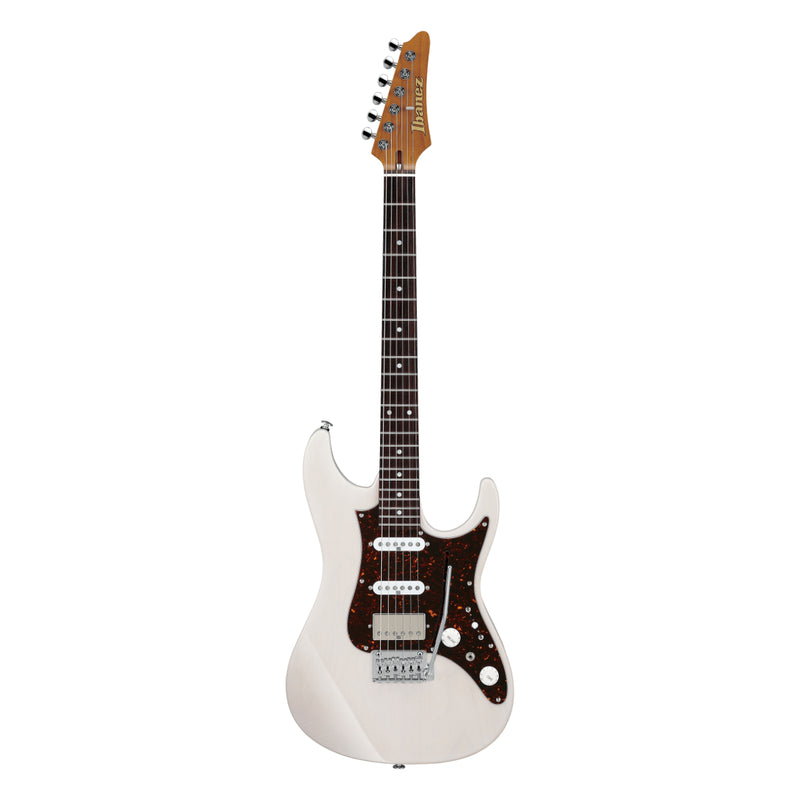 Ibanez AZ2204NAWD AZ Prestige - Guitare électrique avec micros Seymour Duncan Fortuna avec étui - Blond blanc antique 