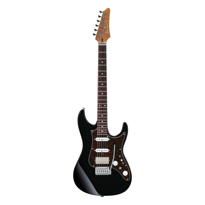 Ibanez AZ2204NBK AZ Prestige - Guitare électrique avec micros Seymour Duncan Fortuna avec étui - Noir 
