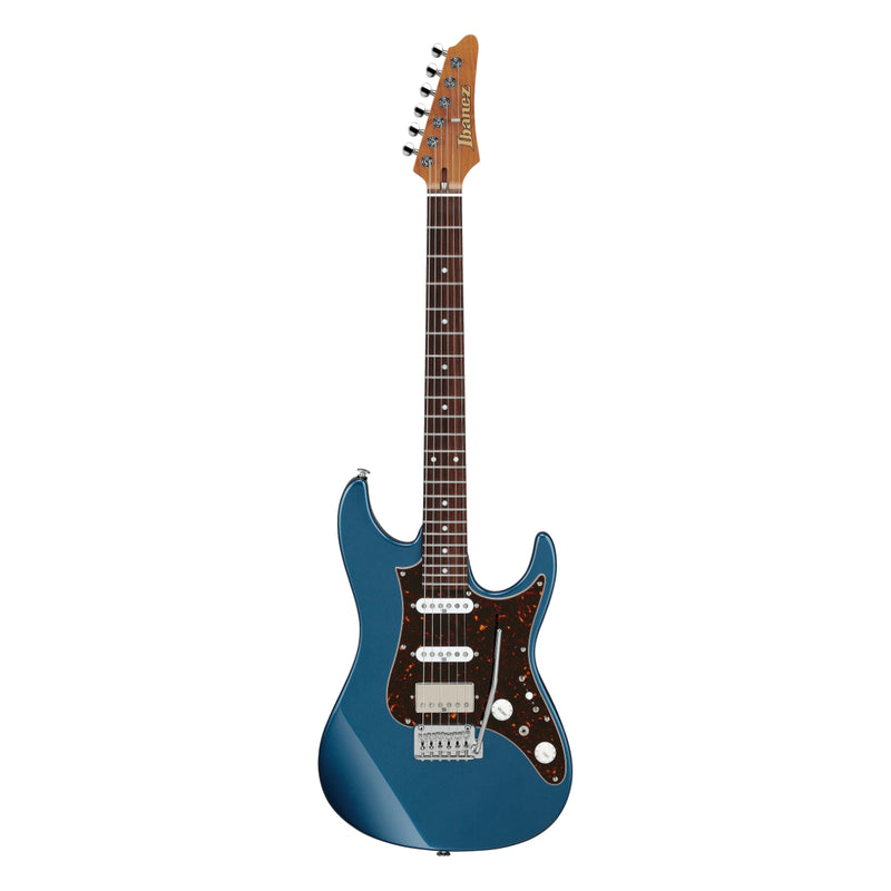 Ibanez AZ2204NPBM AZ Prestige - Guitare électrique avec micros Seymour Duncan Fortuna avec étui - Bleu prussien métallisé 