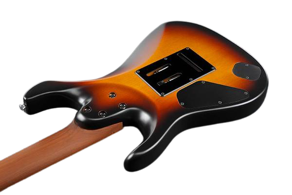 Ibanez AZ24027TFF AZ Prestige - Guitare électrique 7 cordes avec micros Seymour Duncan Hyperion avec étui - Tri Fade Burst Flat 