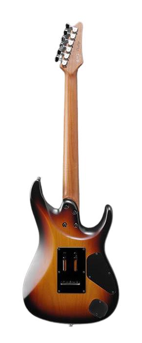 Ibanez AZ2402L-TFF Prestige pour gaucher - Guitare électrique avec micros Seymour Duncan Hyperion - Tri Fade Burst Flat