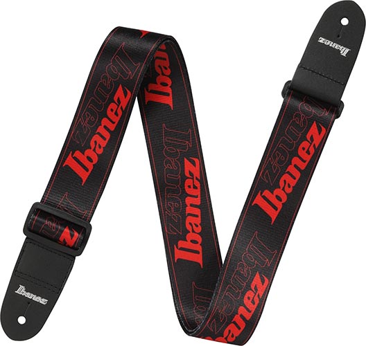 Ibanez GSD50RD Ibanez Logo Guitar Strap (Red)