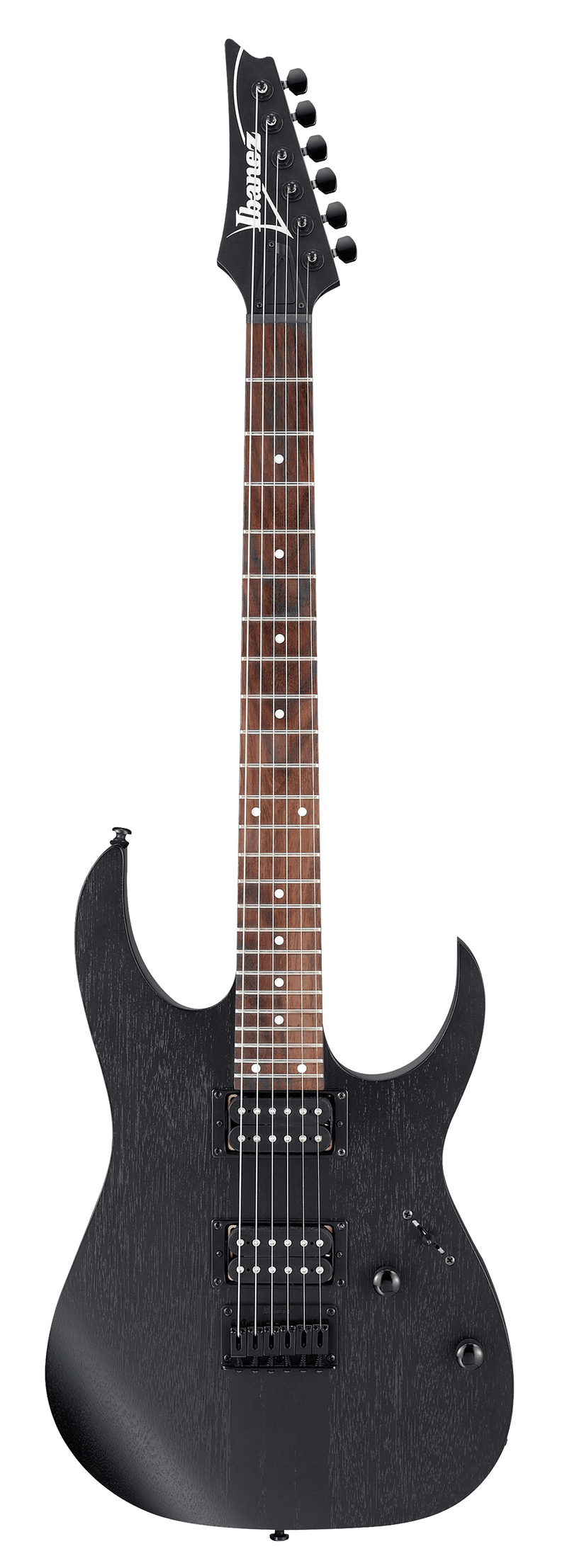 Ibanez RGRT421WK - Guitare électrique avec micros Quantum - Noir patiné