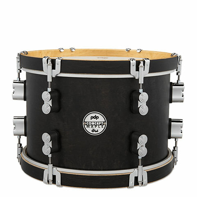 PDP PDCC0812TTEE Concept Maple Classic Rack Tom (Ebony Stain) - 8" x 12"