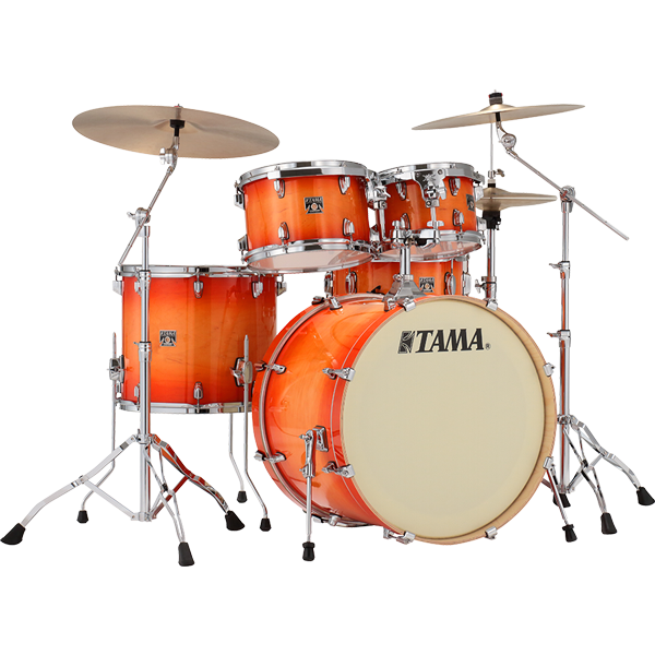 Tama CL52KS-TLB Superstar Classic 5-Piece Maple Shell Pack (Tangerine Lacquer Burst)