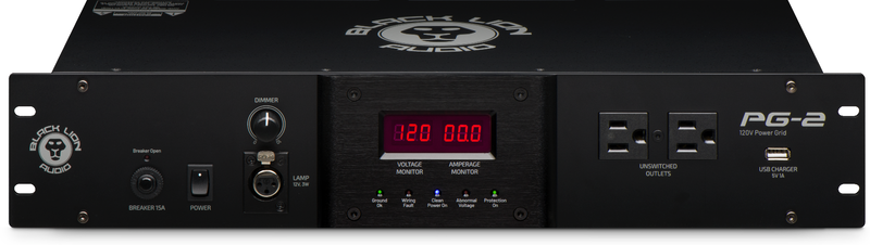 Black Lion Audio PG-2 Conditionneur d'alimentation et protection contre les surtensions à montage en rack à 14 prises 