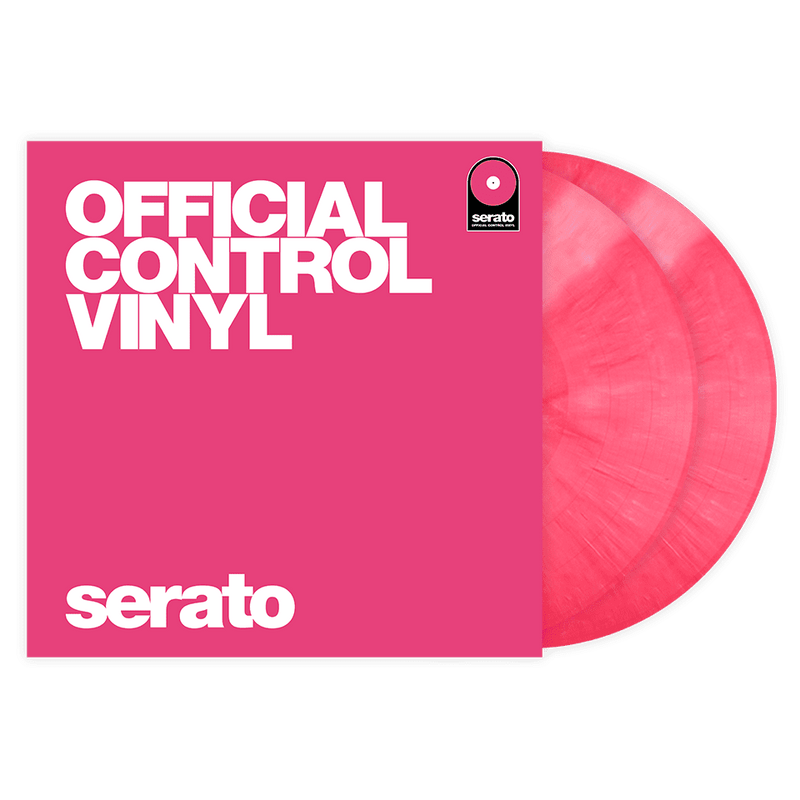 Serato Vinyl Performance Series Pair - Pink 12’ Control Vinyl Pressing - Red One Music