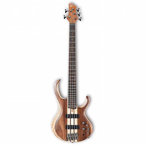 Ibanez Btb745-Ntl Btb Series 5 String Rh Electric Bass In Natural Low Gloss - Red One Music