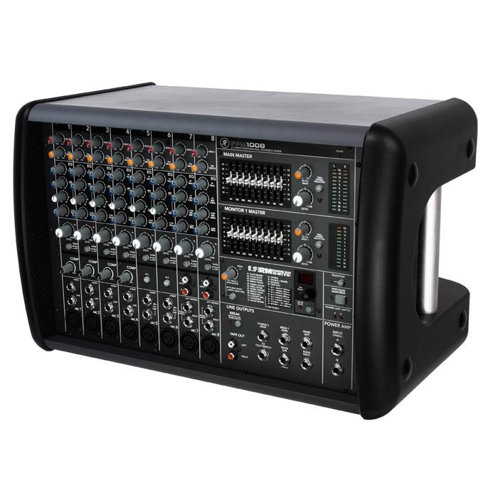 Mackie PPM1008 8-Channel Powered Mixer with Effects (1600W) - Red One Music