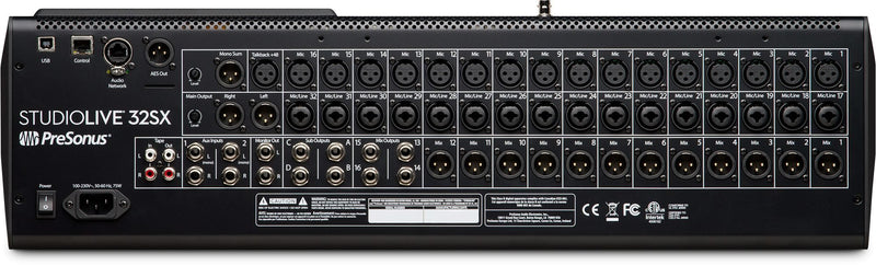 PreSonus StudioLive 32SX Series III Digital Mixer/Recorder/Interface