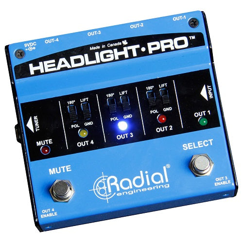 Radial Tonebone Headlight - Red One Music