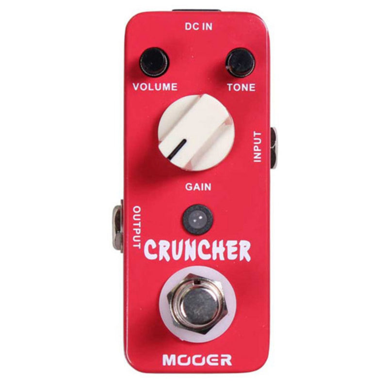 Mooer Mds3 Cruncher Distortion Pedal - Red One Music