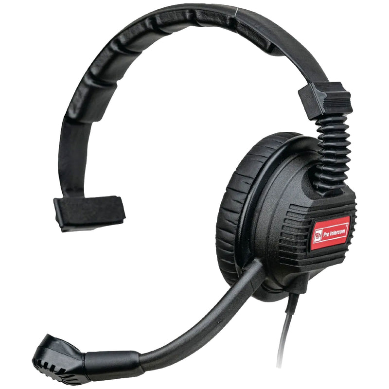 Pro Intercom SMH210 Casque d'interphone mono-oreille super robuste - Haut-parleur 400 Ohm