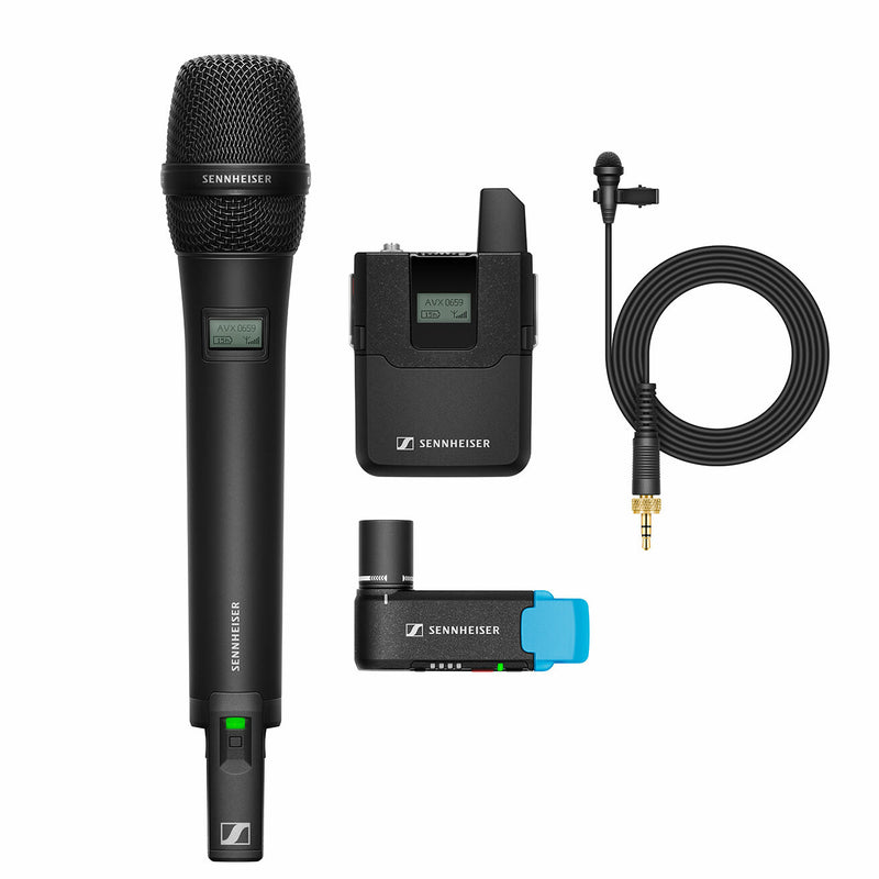 Sennheiser AVX ME2/835 SET-4 AVX-Combo SET Système de microphone sans fil pour appareil photo numérique