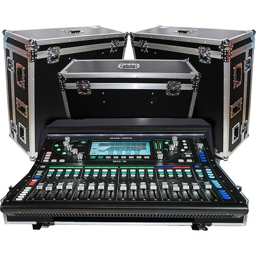 ProX XS-AHSQ6DHW Flight Case with Doghouse and Wheels for Allen & Heath SQ6 Console - Red One Music